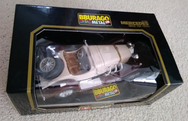 Bburago Mercedes Benz SSK 1928 Model Car in Box