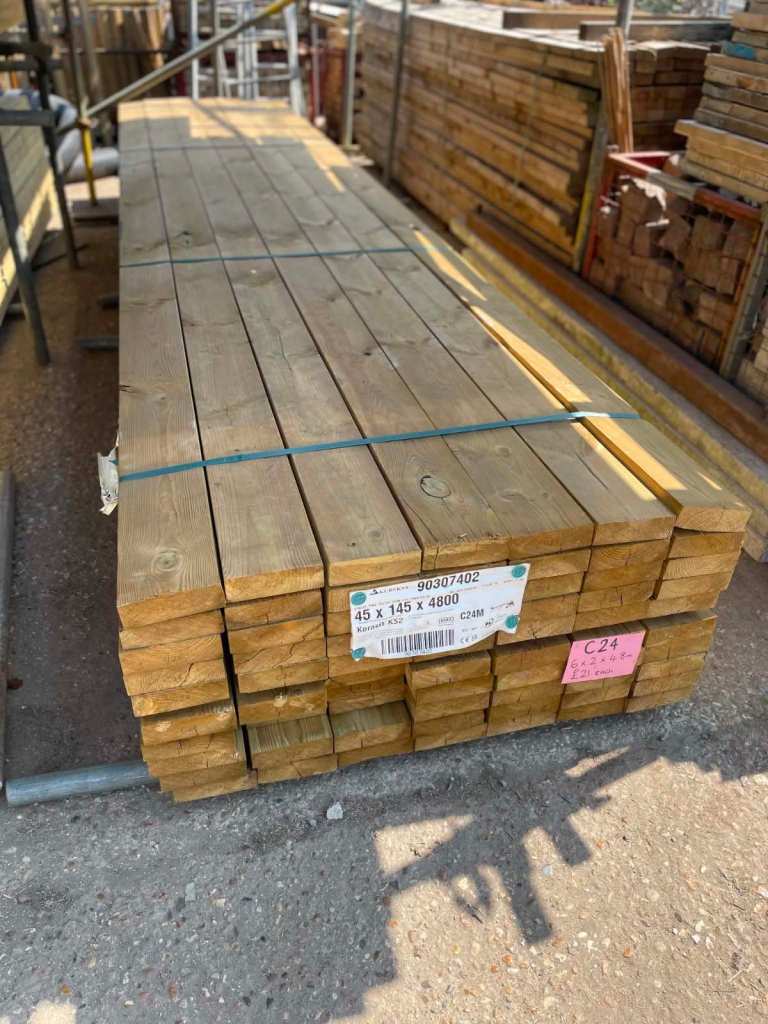 New C24 - 6"x 2" x 4.8m x8 Available
