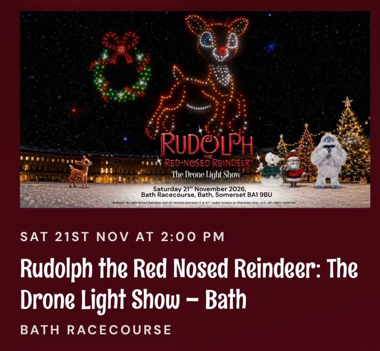 2x adult tickets Rudolph the Red Nosed Reindeer Drone Light Show Ticket