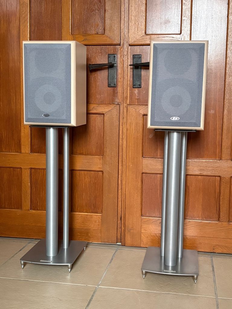 Denon CD and radio/Eltax speakers and Mission stands