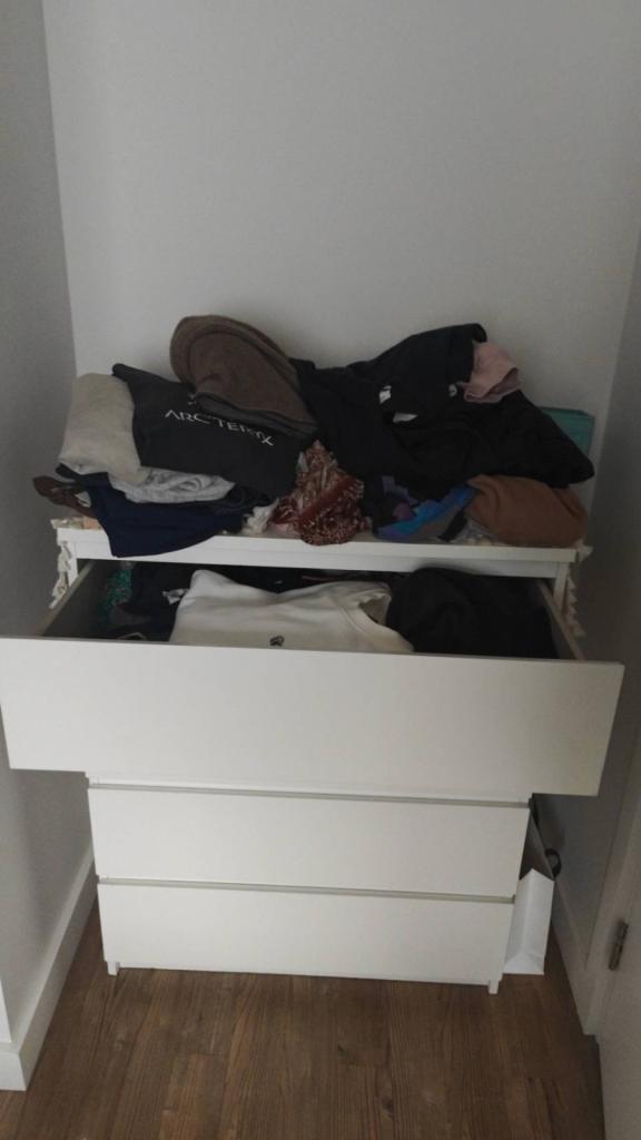 Ikea Drawer MALM 80x100 White