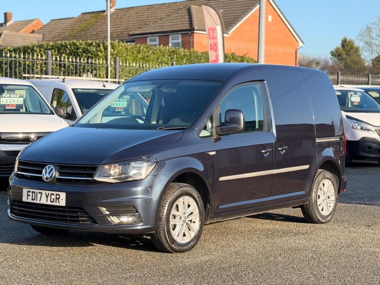 2017 17 VOLKSWAGEN CADDY 2.0 HIGH-LINE 1 OWNER FSH STARLIGHT BLUE EURO6 NO VAT