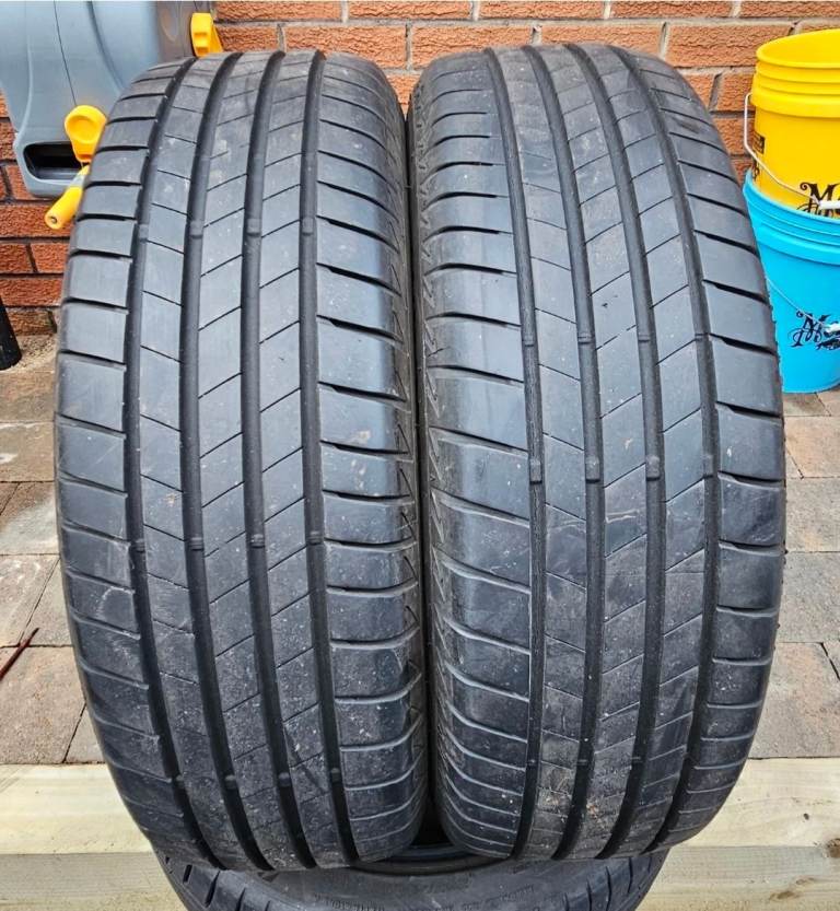 2 x 185 65 15 Bridgestone Turanza T005 Matching Pair free mobile tyre fitting 
