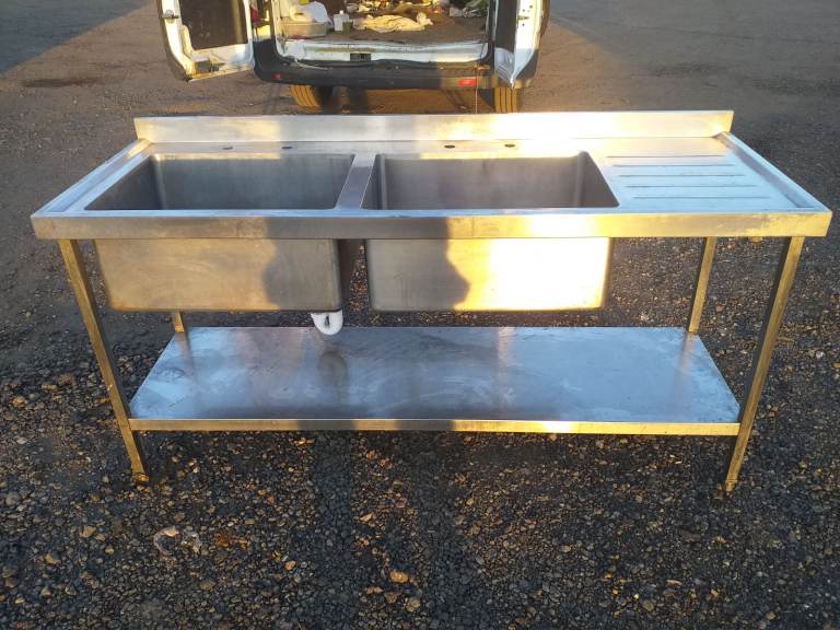 Catering equipment commercial stainless steel sinks basins potwash restaurant kitchen trailer items 