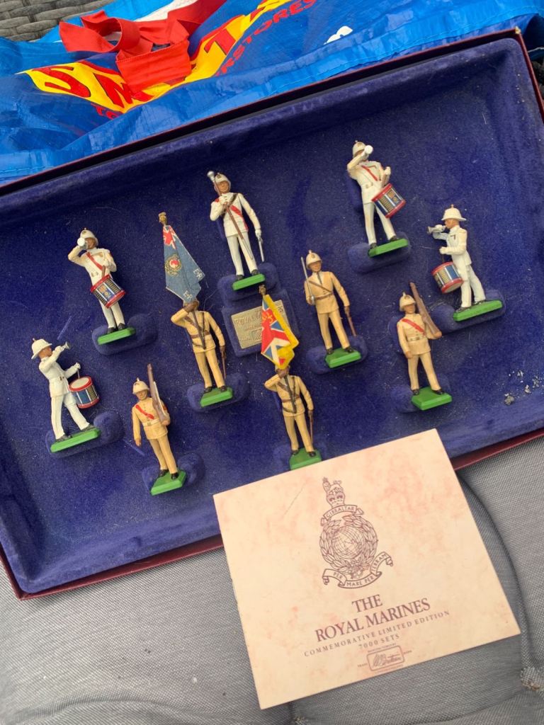 Royal Marines Commemorative Limited Edition Figures in Original Box
