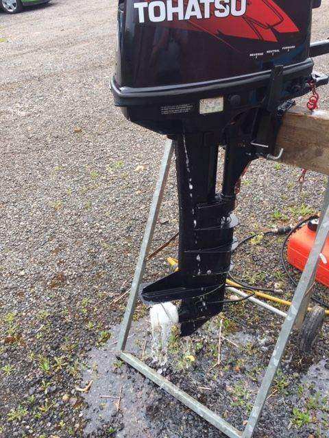 Tohatsu 2 stroke outboard motor boat engine 8hp 9.8 hp long shaft fishing rib inflatable sib