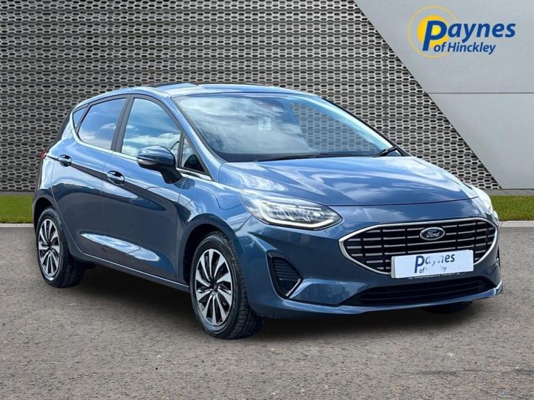 2023 Ford Fiesta Titanium 5 Door 1.0L 125ps mHEV 6 Spd Chrome Blue LOW MILES