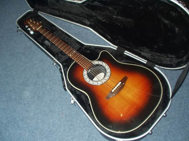 Ovation 1860 Custom Balladeer Electro-Acoustic Guitar & Case | in