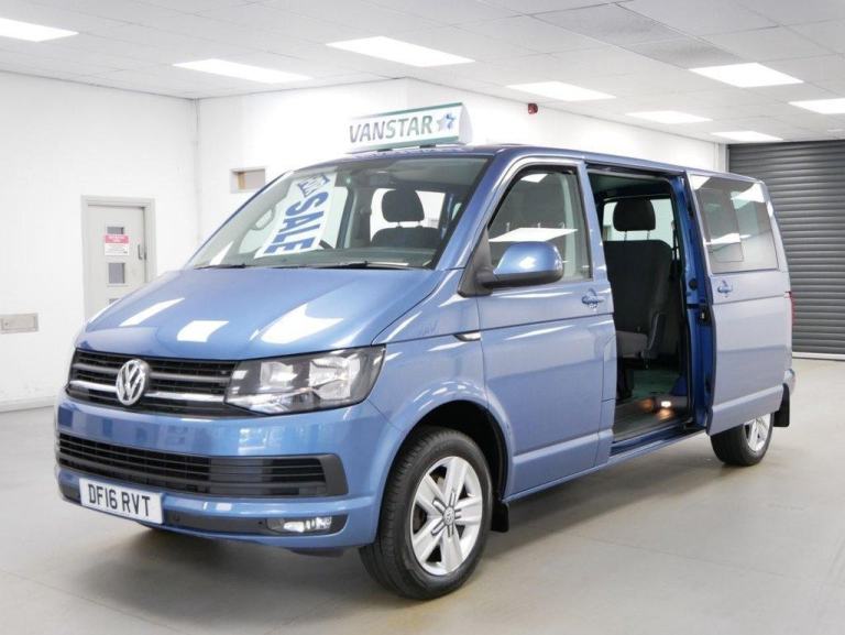 2016  VW TRANSPORTER T32 2.0 TDI 140 BMT HIGHLINE LWB KOMBI 6 SEATER ( NO VAT )