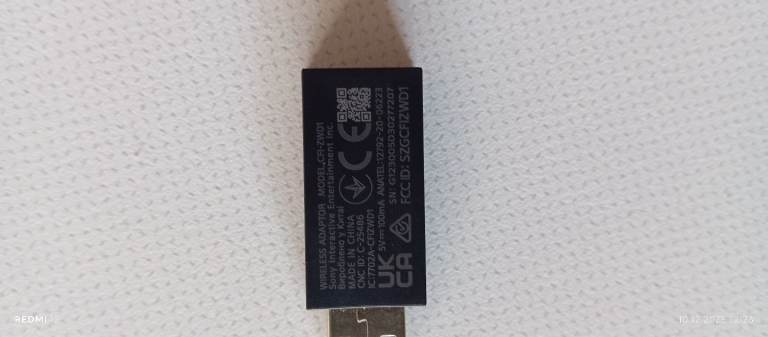 The Play Station wireless adapter model cfi zwd1