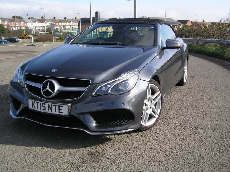 Mercedes 2015 E Class E220, AMG Line , Bluetec Auto, Convertible,  2 DR  Diesel  