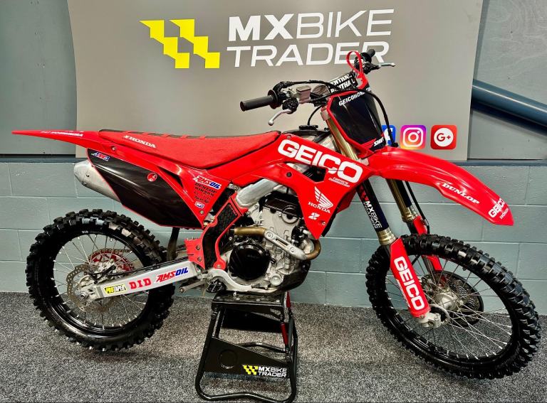 2021 HONDA CRF 250 CRF250R - TIDY BIKE - NEW PLASTICS/GRAPHICS/SEATCOVER - 450