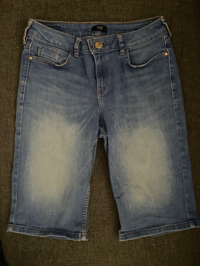 F&F Blue Denim Bermuda Shorts – Good Condition