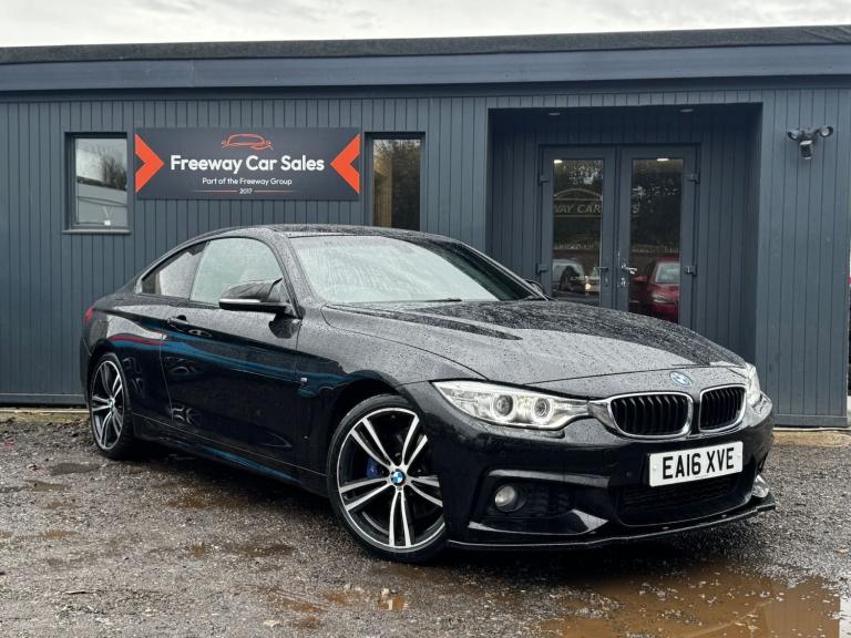 BMW 4 SERIES 2.0 420d M Sport Coupe Auto Euro 6, Pro Nav, Cream Leather, ULEZ