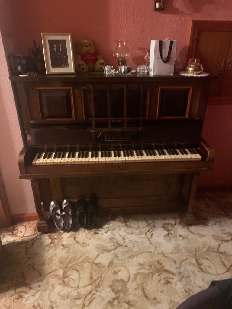 Upright Piano – free to collect Wooden Finish, Good Condition