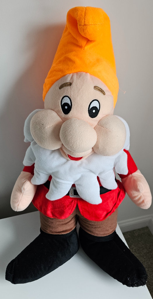 Cuddly Elf Gnome Snow White Small Person Plush Indoor Doll