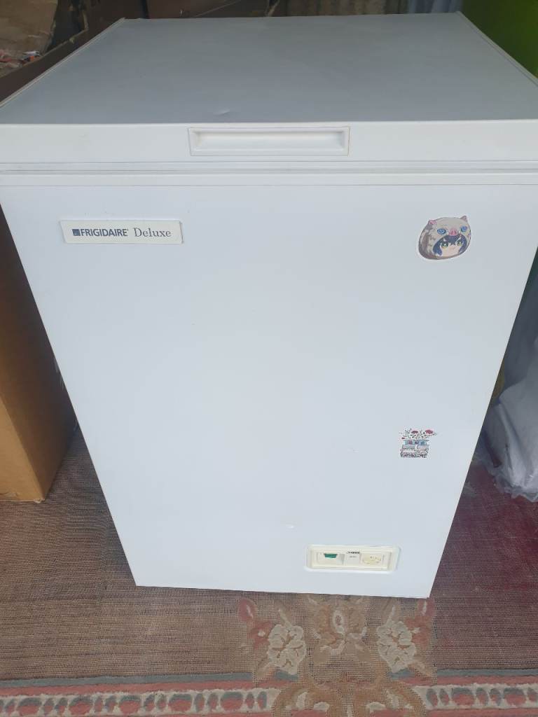 Small open top freezer, very nice and clean. 