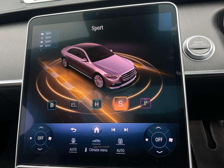 2022 Mercedes-Benz S Class 3.0 S580Le V6 28.6kWh AMG Line (Premium) Saloon 4dr Petrol Plug-in Hyb...