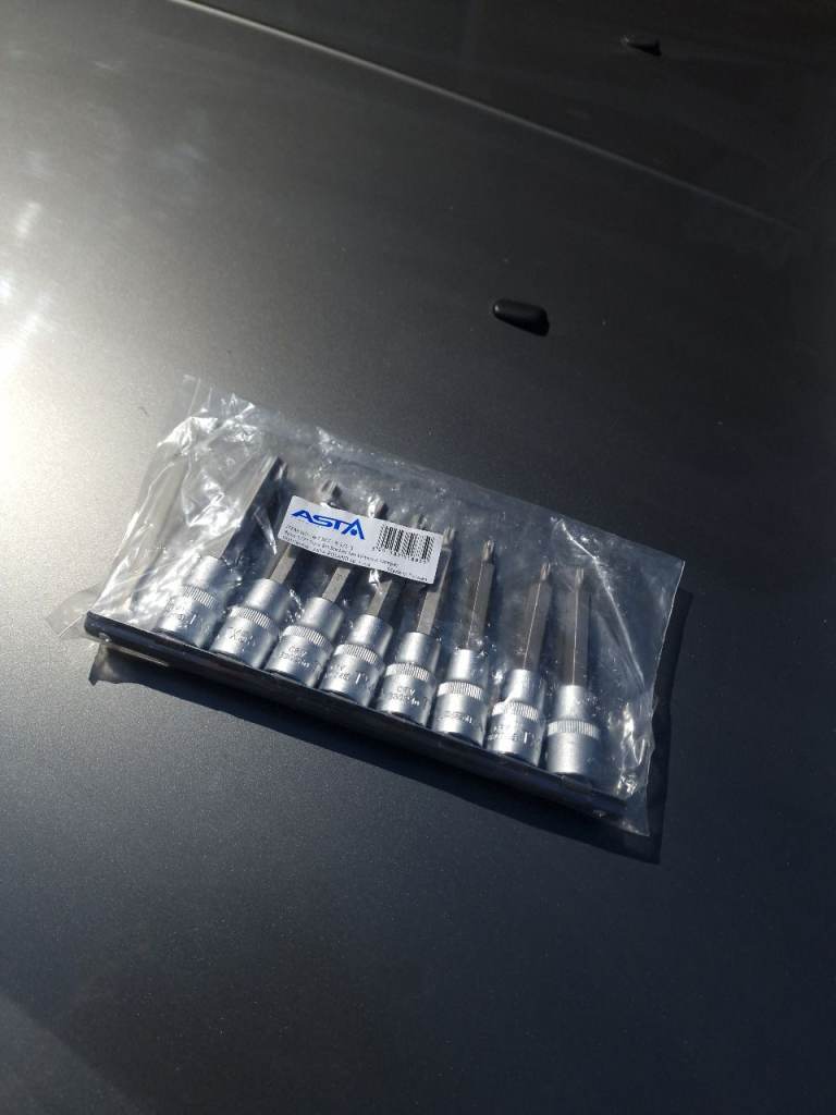 NEW ASTA 8pc Star/Torx® Long Socket Bit Set 1/2″ Drive