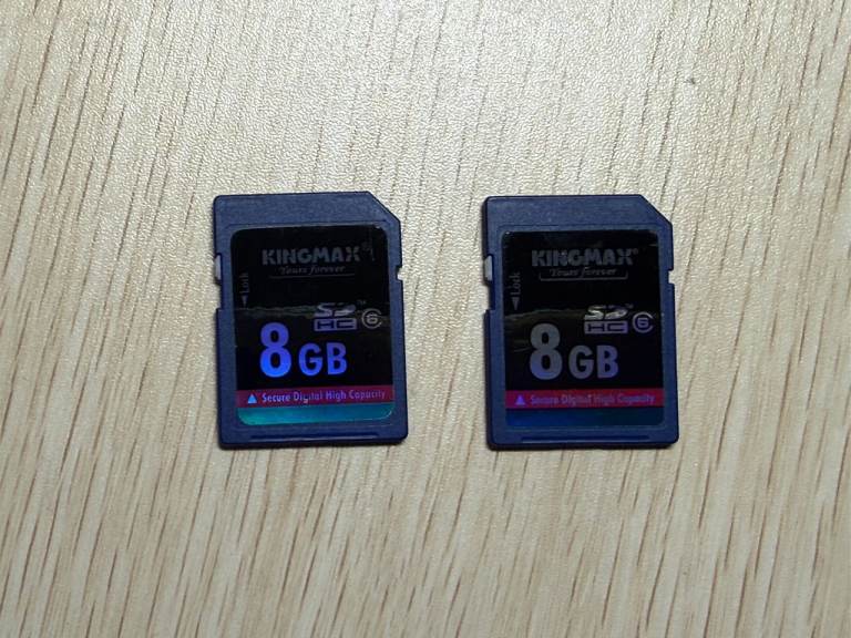 Kingmax 8GB SDHC SD Cards