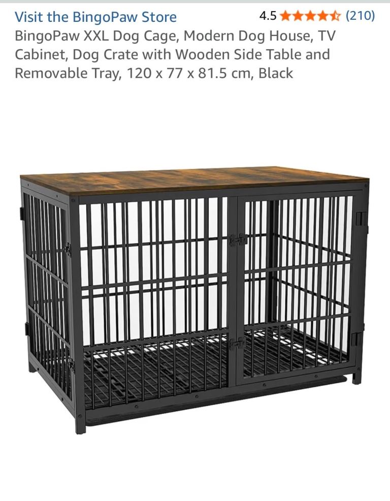 XXL Dog Crate Furniture – £130