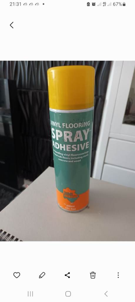 Vinyl Flooring Spray Adhesive – New