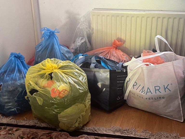 9 bag kids clothes all off then £50