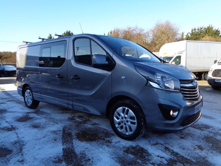 2018 Vauxhall Vivaro 2900 1.6CDTi BiTurbo 125 ecoTEC H1 Ltd Ed Nv D/Cab Crew Van Diesel Manual