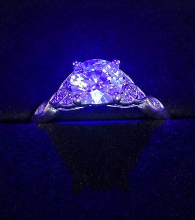 Stunning Lab Grown 1.01 carat 14ct White Gold Diamond Ring - Celtic Inspired (Kiara)
