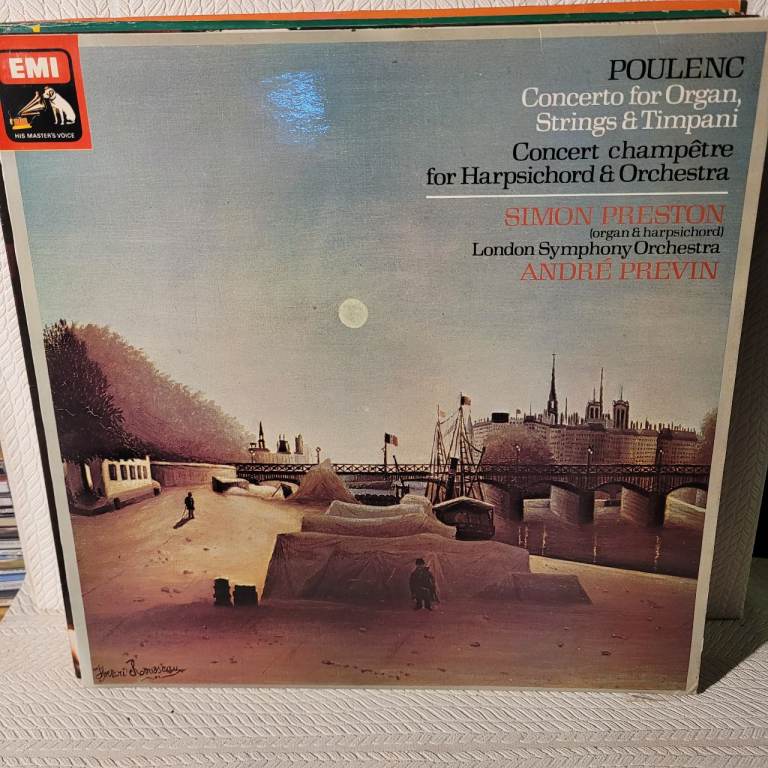 POULENC Concerto for Organ, Strings & Timpani Vinyl LP - EMI. R2/4