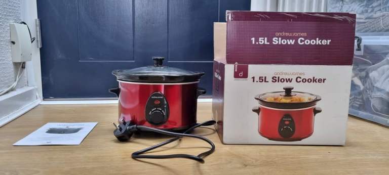 Like NEW - Andrew James Slow Cooker - 1.5L