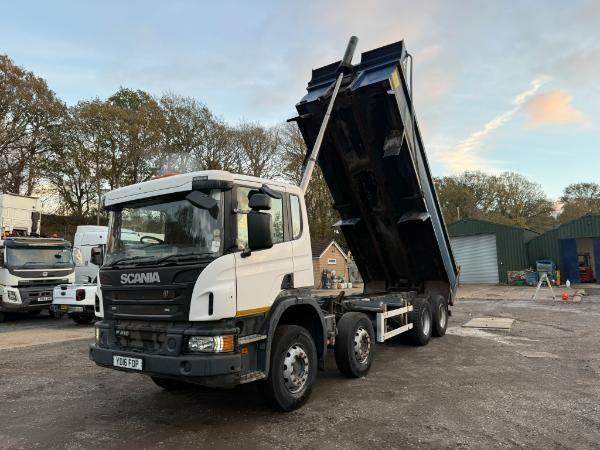 Scania P410 Steel Body Tipper Auto Release Tailboard 