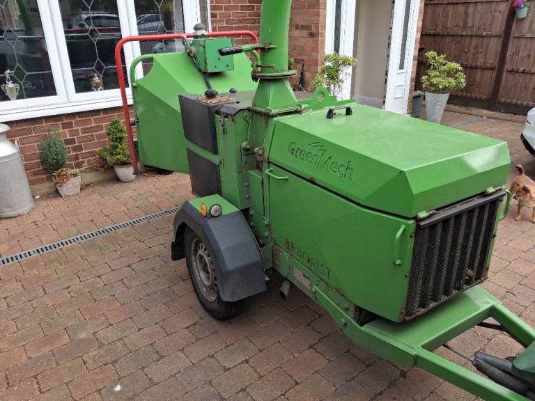 Green Mech wood chipper for sale 