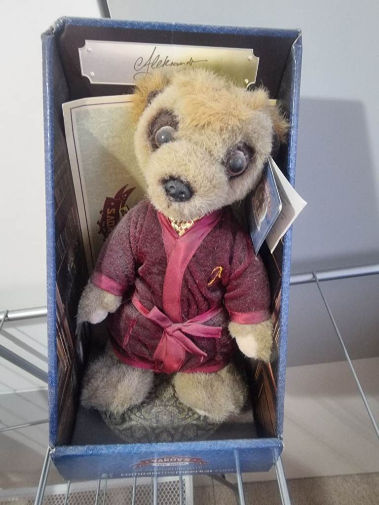 Compare the Meerkat Aleksandr collectible plush toy