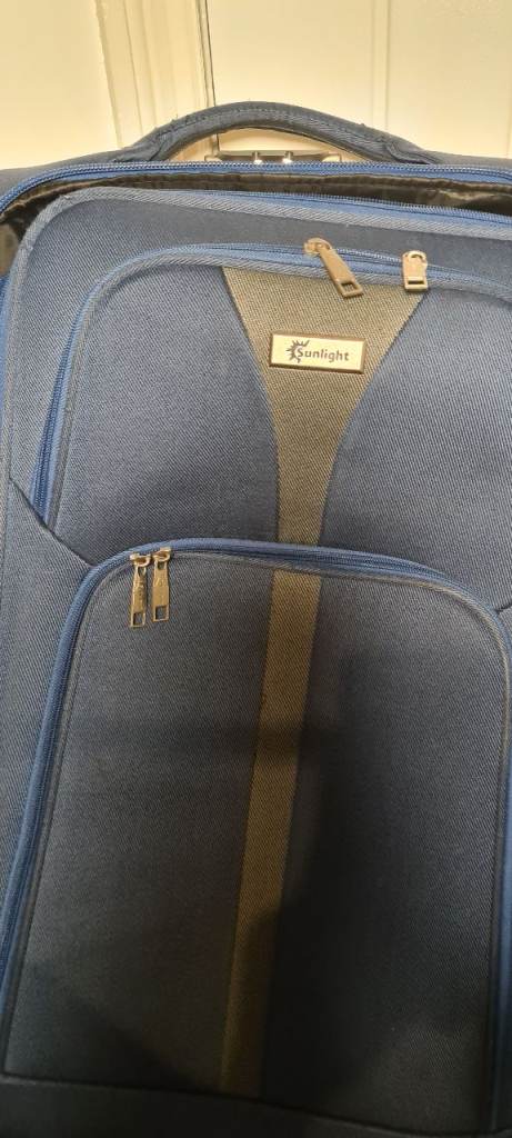 Campion Blue Wheeled Suitcase – Good Condition