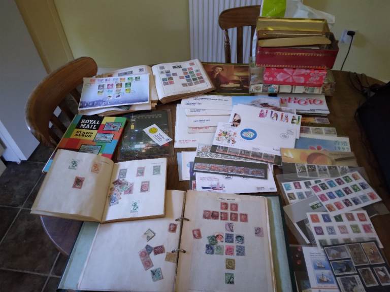 HUGE collection of postage stamps