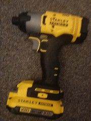 New unused Stanley impact driver with battery and charger