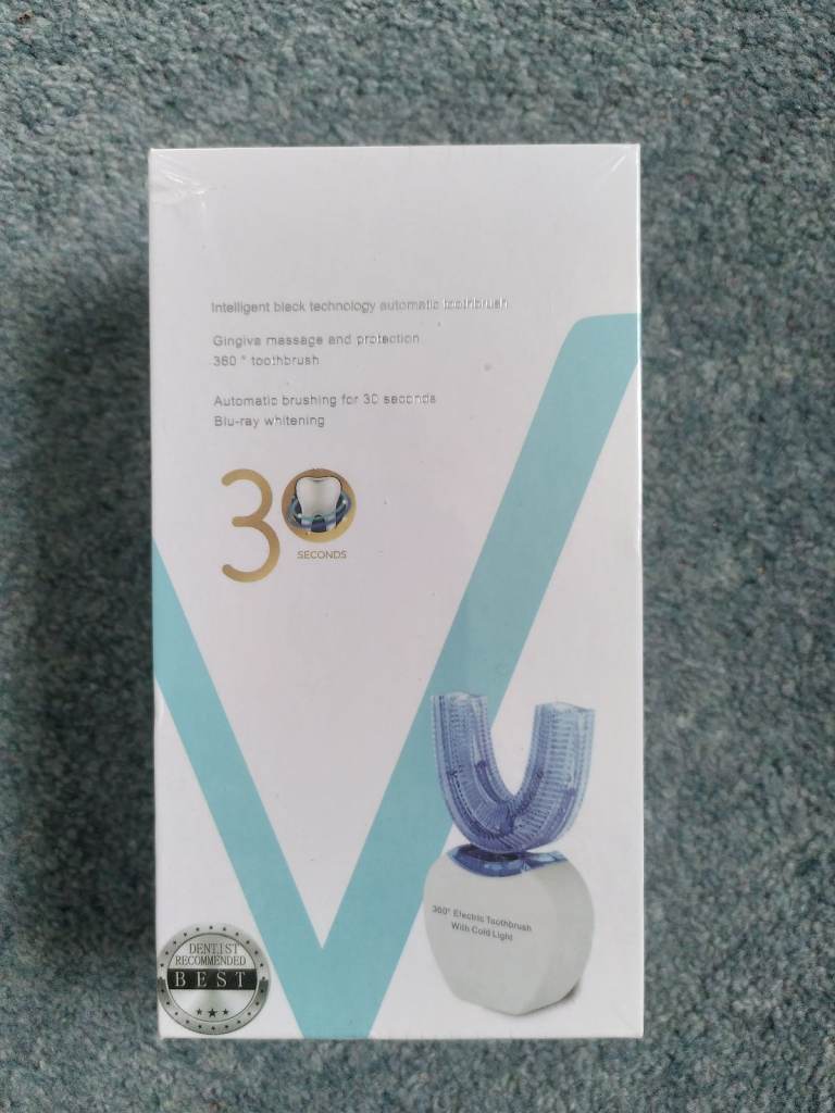 V-White 360 electric toothbrush. Unopened.