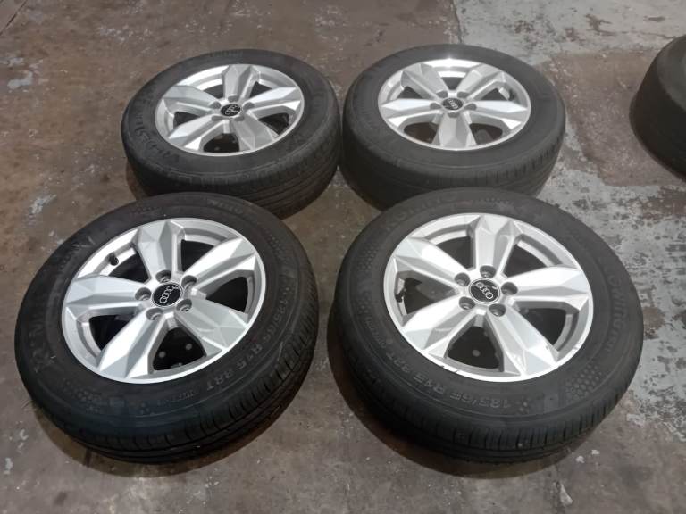 15" Audi Alloy Wheels and Tyres 185/65/15