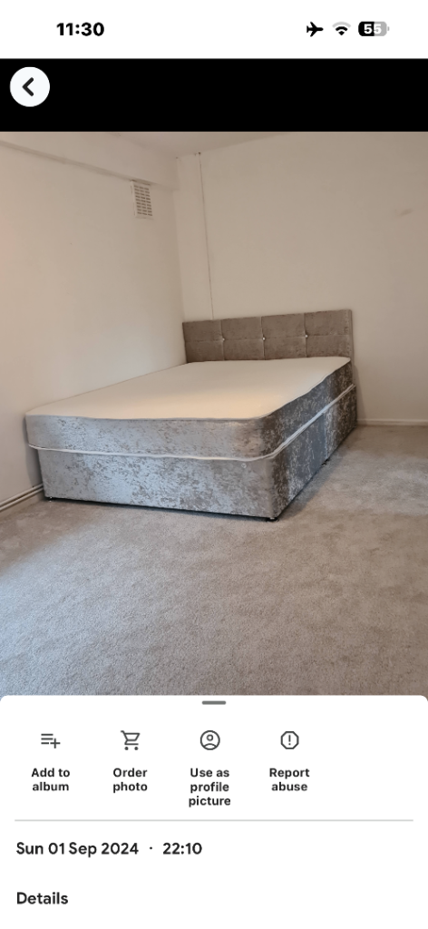 Furnished large double room 