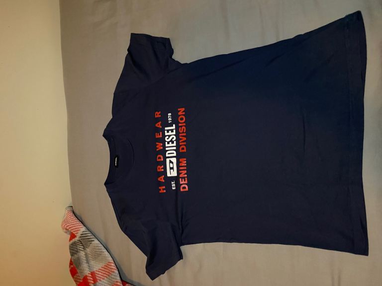 Diesel Navy t shirt size L 