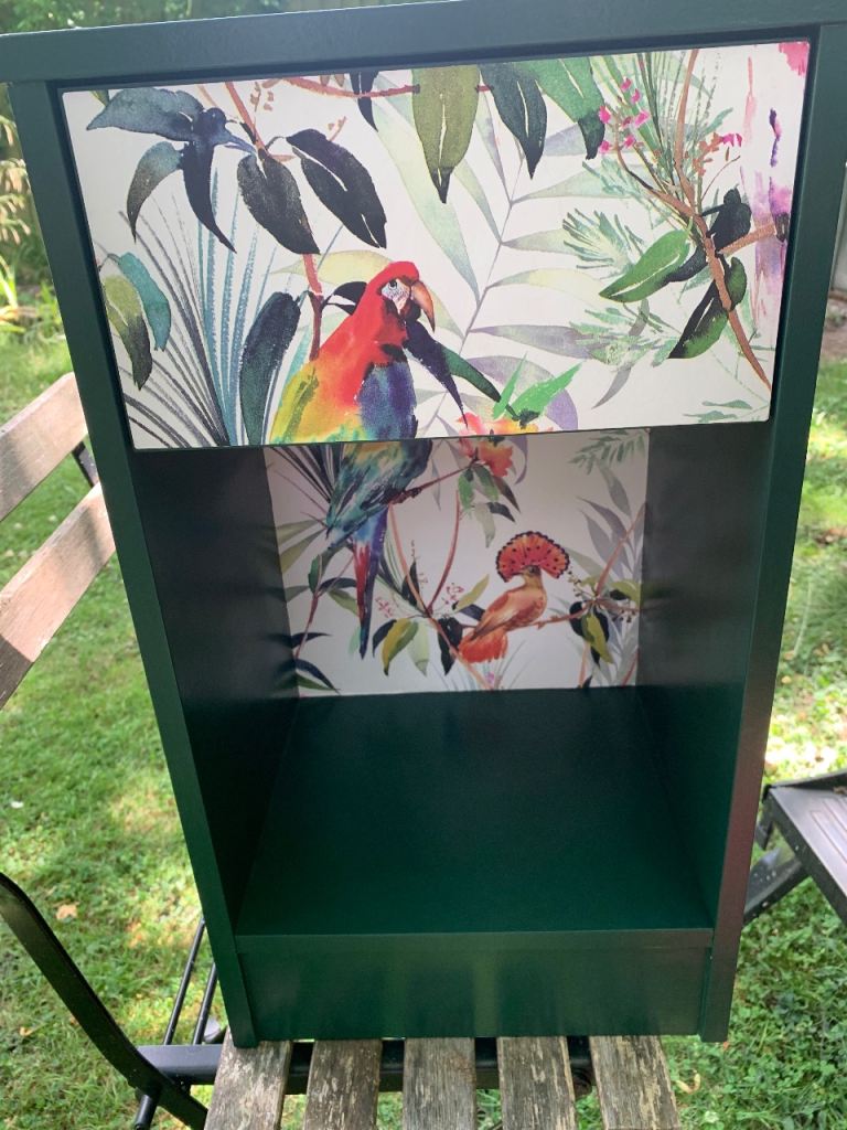 Upcycled bedside table 