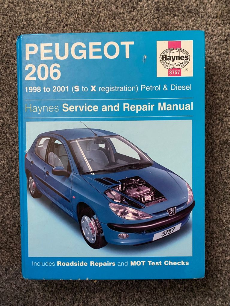 Haynes Peugeot 206 manual 