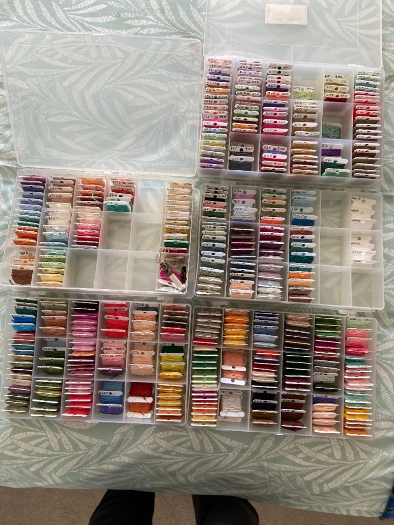 CROSS STITCH EMBROIDERY THREADS JOB LOT