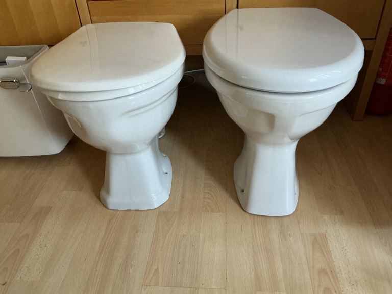 Vintage 1960’s reclaimed S-trap Pyramid toilet