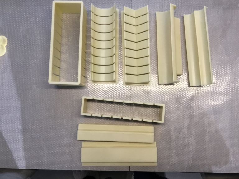 Sushi maker tools.  rectangle in shape 