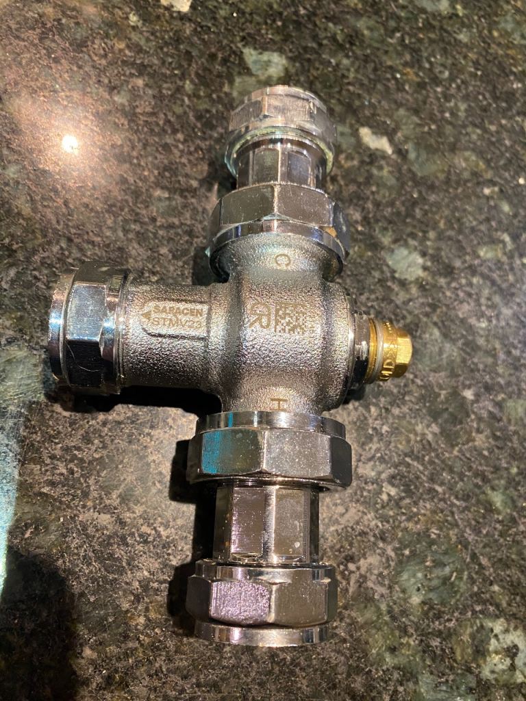 Thermostatic Mixing Valve, Saracen STMV23 as new