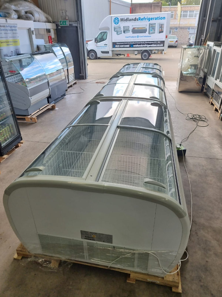 *Supermarket Display Chest Freezer Island Freezer Commercial Refrigeration Commercial Fridge