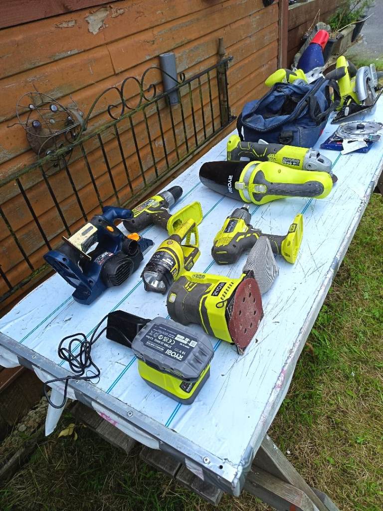 18 v Ryobi cordless tools