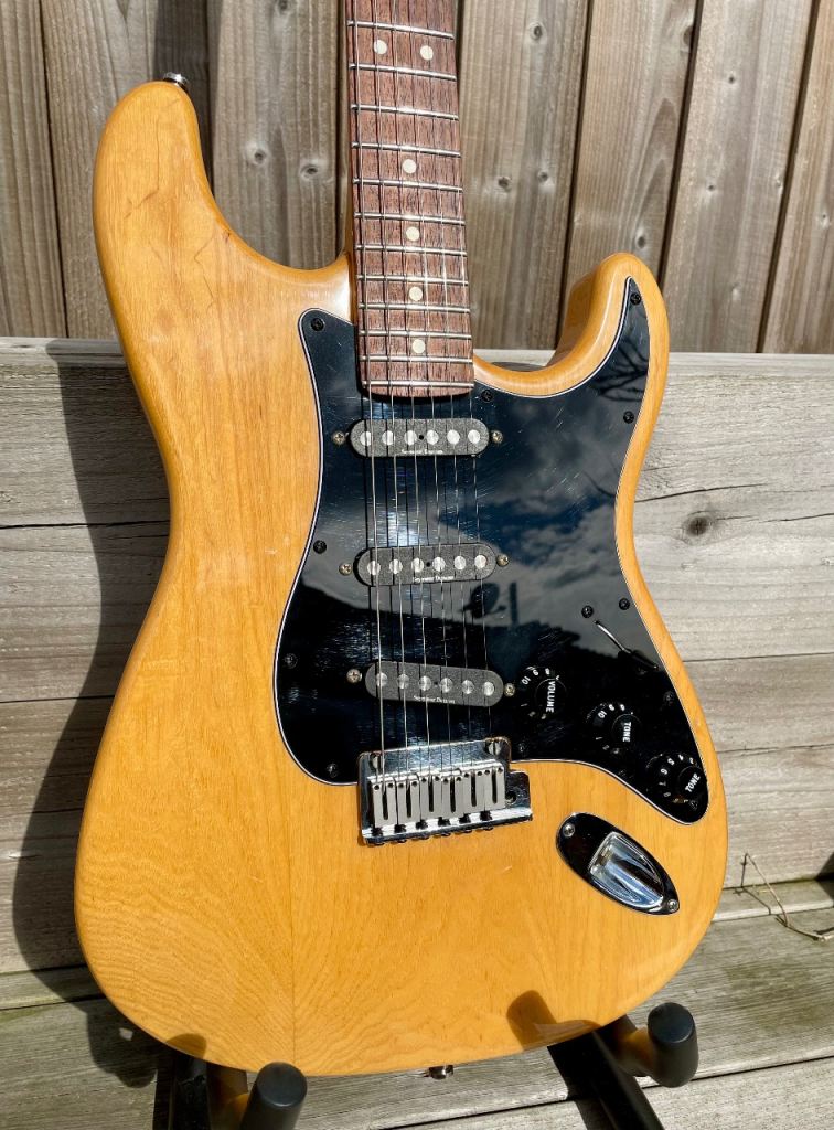 Fender USA 1990 Standard Stratocaster – Natural Finish | Seymour Duncan Quarter Pound Pickups!
